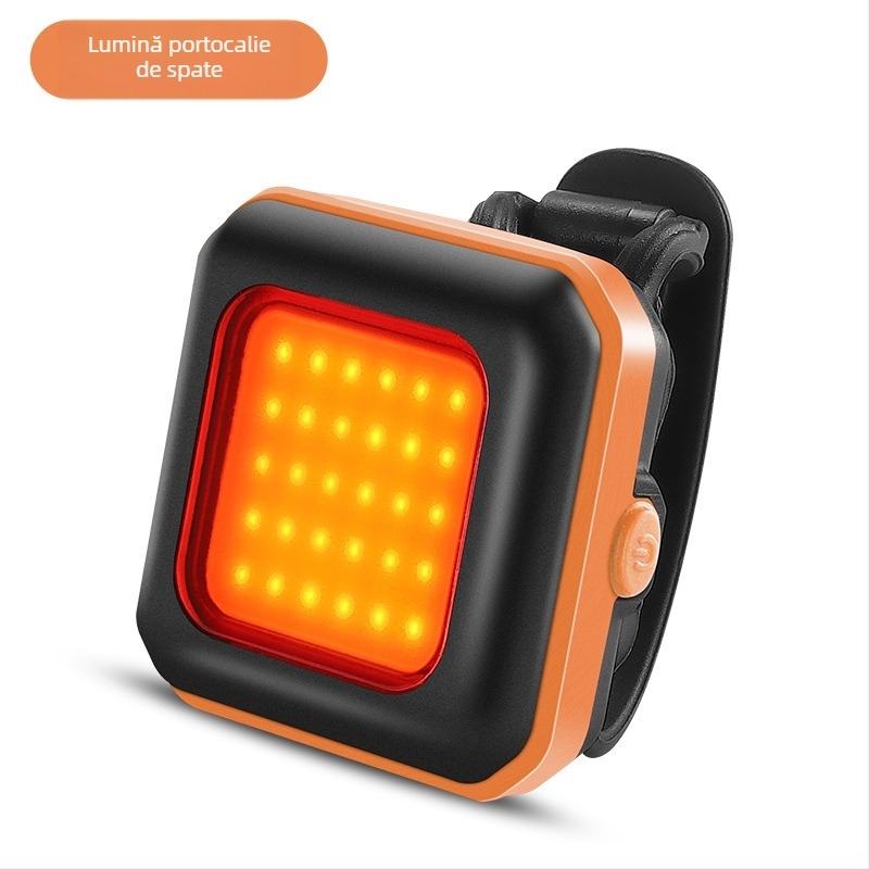 West Biking Lumină pentru bicicletă – față și spate, durată lungă, luminozitate mare, compact, pentru noapte pe biciclete de munte și de șosea