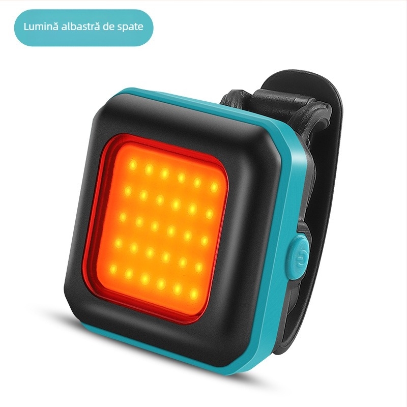 West Biking Lumină pentru bicicletă – față și spate, durată lungă, luminozitate mare, compact, pentru noapte pe biciclete de munte și de șosea