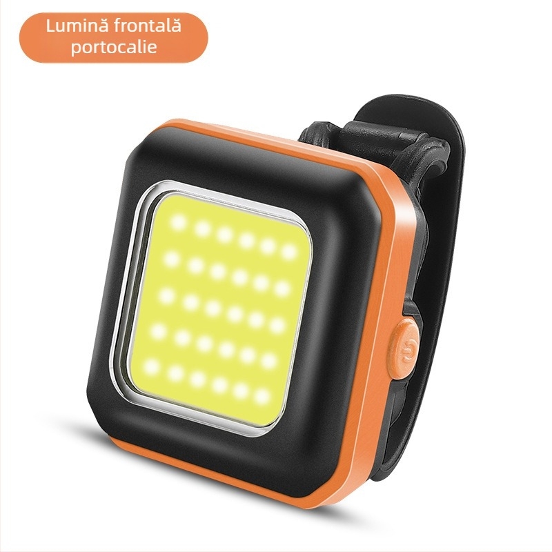 West Biking Lumină pentru bicicletă – față și spate, durată lungă, luminozitate mare, compact, pentru noapte pe biciclete de munte și de șosea