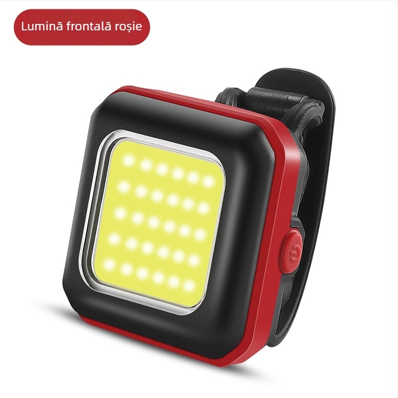 West Biking Lumină pentru bicicletă – față și spate, durată lungă, luminozitate mare, compact, pentru noapte pe biciclete de munte și de șosea