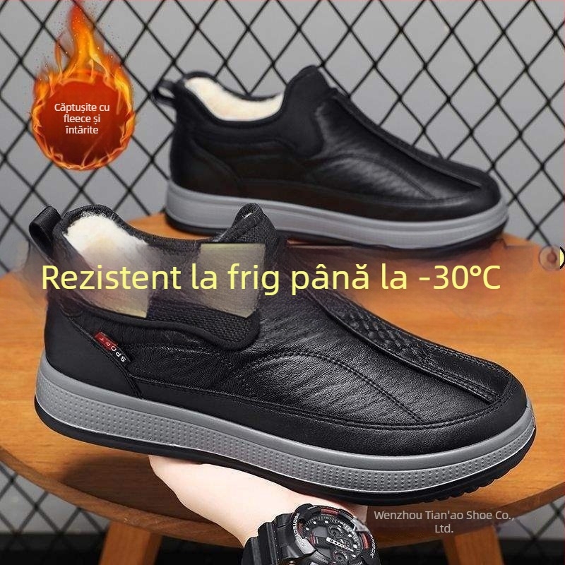 Ghete de zăpadă Old Beijing: impermeabile, calde, antiderapante, căptușite cu bumbac, gleznă scurtă