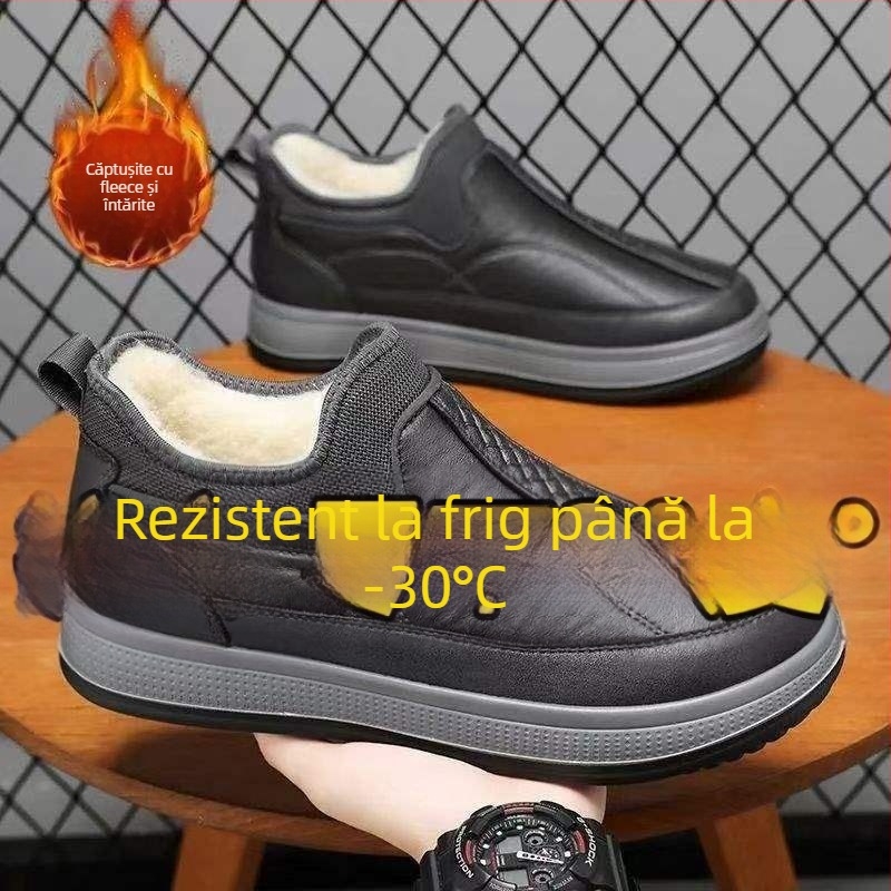 Ghete de zăpadă Old Beijing: impermeabile, calde, antiderapante, căptușite cu bumbac, gleznă scurtă