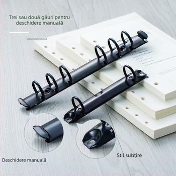 Clip metal pentru dosare Dacheng 97PJ, metal, dosar multipagin