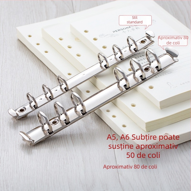 Clip metal pentru dosare Dacheng 97PJ, metal, dosar multipagin