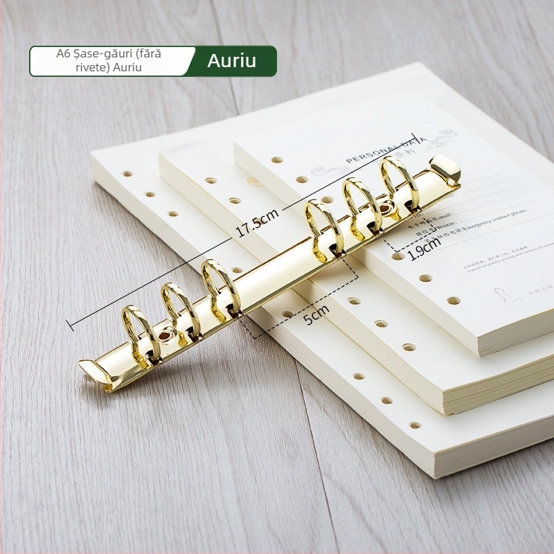 Clip metal pentru dosare Dacheng 97PJ, metal, dosar multipagin