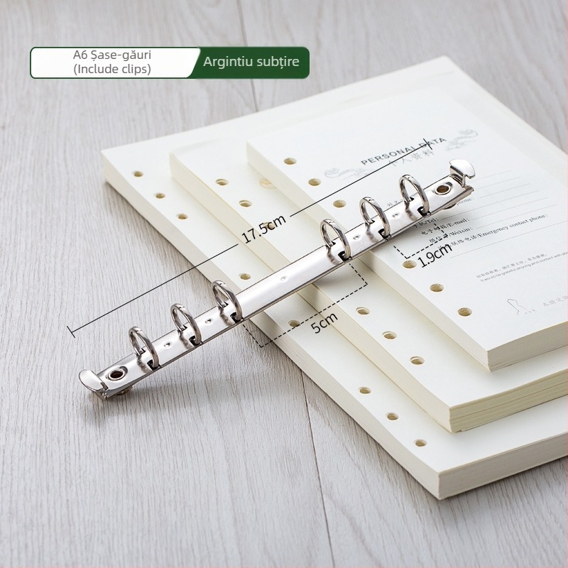 Clip metal pentru dosare Dacheng 97PJ, metal, dosar multipagin