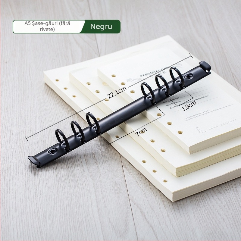 Clip metal pentru dosare Dacheng 97PJ, metal, dosar multipagin