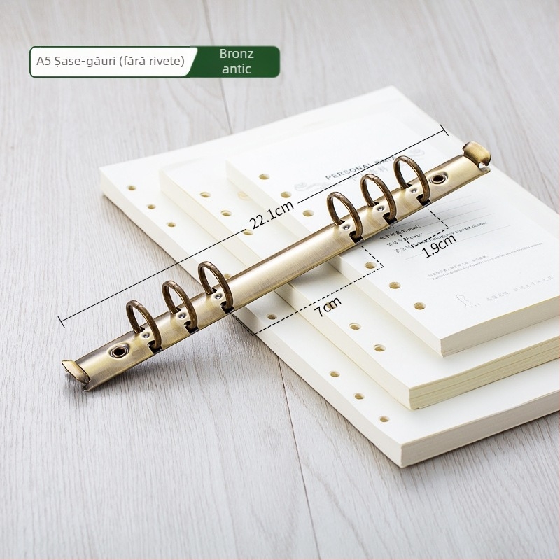 Clip metal pentru dosare Dacheng 97PJ, metal, dosar multipagin