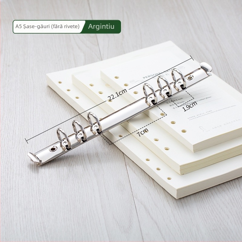 Clip metal pentru dosare Dacheng 97PJ, metal, dosar multipagin