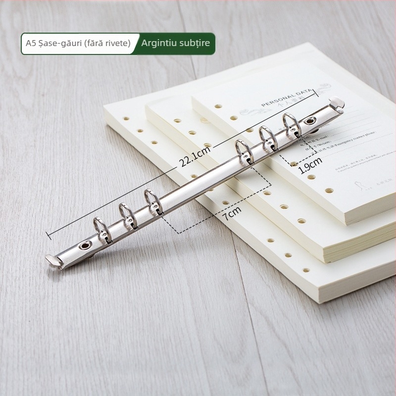 Clip metal pentru dosare Dacheng 97PJ, metal, dosar multipagin