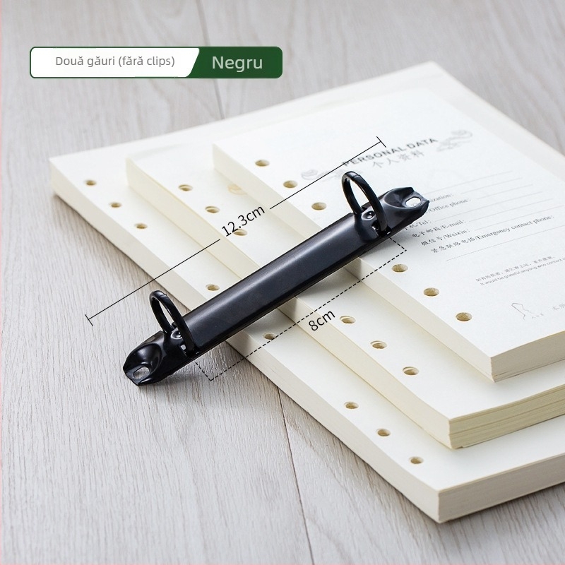 Clip metal pentru dosare Dacheng 97PJ, metal, dosar multipagin