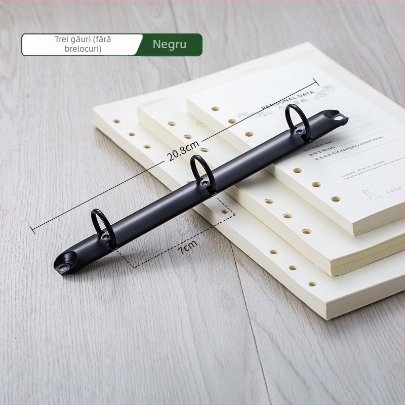 Clip metal pentru dosare Dacheng 97PJ, metal, dosar multipagin