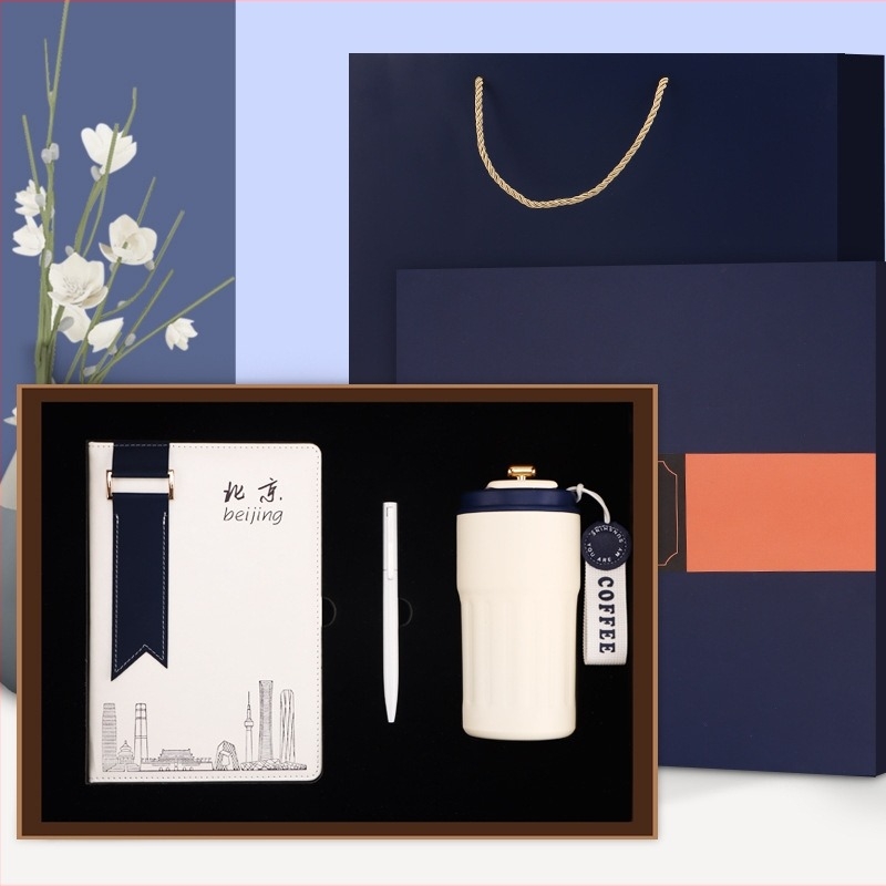 Caiet cu copertă din piele artificială, legătură cu sârmă, hârtie Dowling, 100 g, 200 pagini