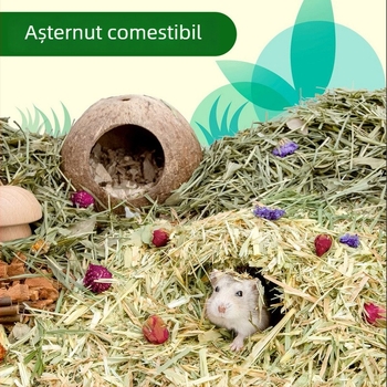 Așternut pentru animale mici din rumeguș de lemn — covoraș pentru hamsteri, iepuri și porci de Guinea, cu parfum, deodorizant, absorbant, cald, respirabil