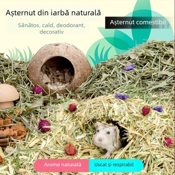 Așternut pentru animale mici din rumeguș de lemn — covoraș pentru hamsteri, iepuri și porci de Guinea, cu parfum, deodorizant, absorbant, cald, respirabil