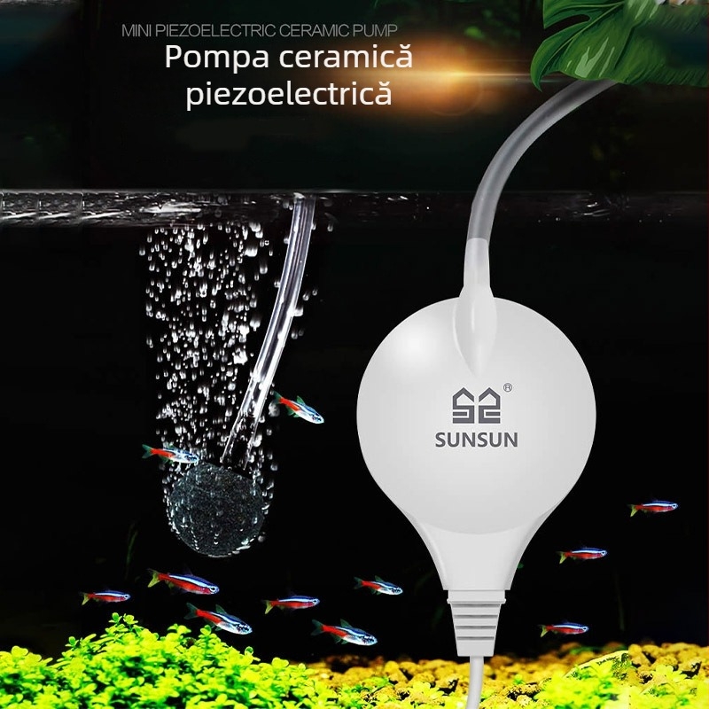 Pompa de oxigen pentru acvariu și oxigenator, greutate 0,1 kg, fără import