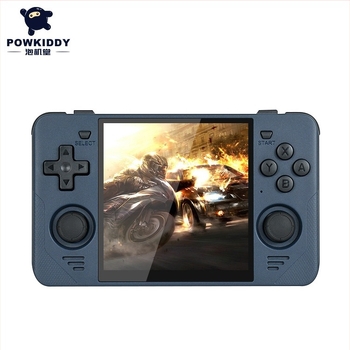 Powkiddy consolă portabilă cu cod sursă deschis – USB, 3,5 mm audio, fără card de memorie, jocuri RPG, MP4 player