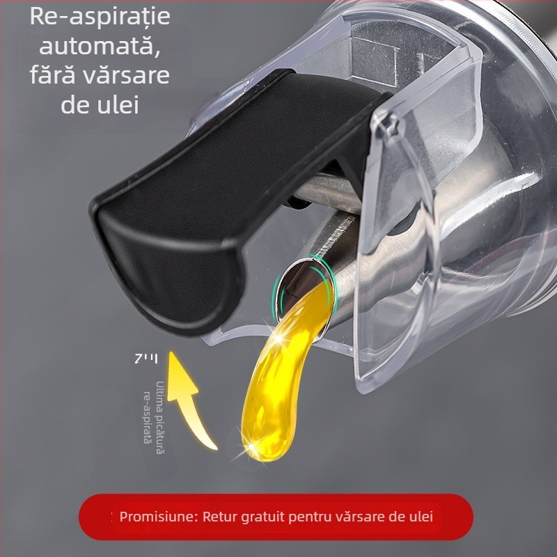 Sticlă de condimente pentru sos de soia, oțet și ulei de susan - sticlă borosilicat de înaltă rezistență, porționată, stil luxuos ușor, origine: Chaozhou