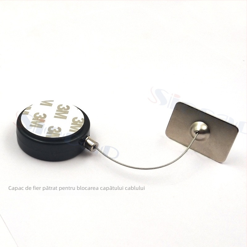 SIECAO Cutie de afișaj anti-furt retractabilă pentru bijuterii — funcție telescopic automată; utilizare: vitrine pentru bijuterii și ceasuri; personalizare: pot fi adaptate diferite capete de sârmă; face parte din seria Anti-theft display