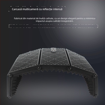 Capac de izolare fonică pentru microfon – J.i.a M3/M5, accesorii audio, absorbție a zgomotului, metal pliabil