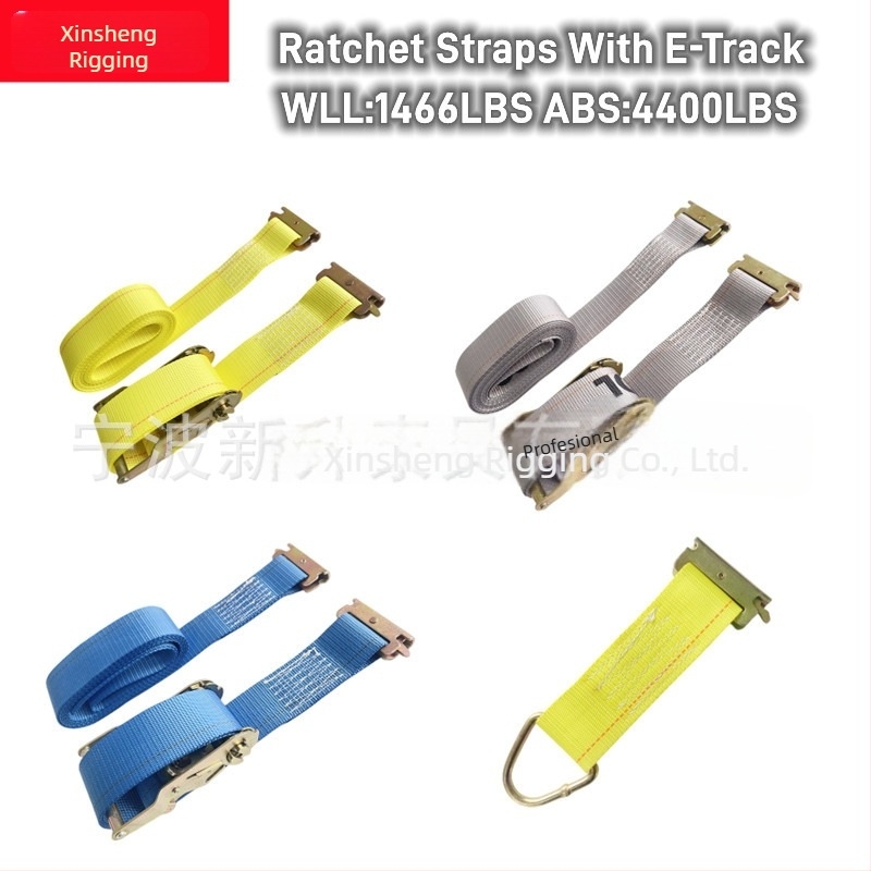 Ratchet Straps 4400LBS – Curele cu clichet pentru strângere și legare, New Shengzhan