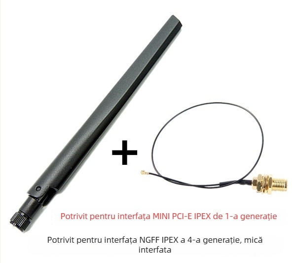 Router de birou WiFi 6 dual-band cu antenă cu câștig și conector SMA, 10/6 dB