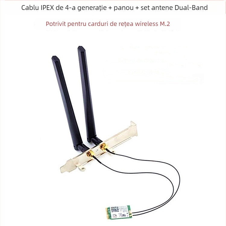 Router de birou WiFi 6 dual-band cu antenă cu câștig și conector SMA, 10/6 dB