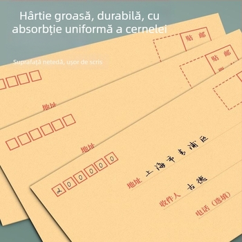 Goode plic din hârtie kraft pentru facturi, documente și numerar, gata de expediere