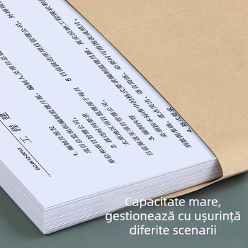 Goode plic din hârtie kraft pentru facturi, documente și numerar, gata de expediere