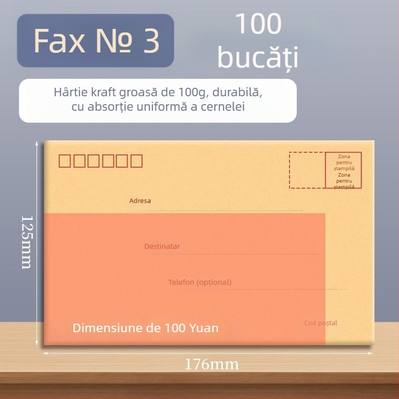 Goode plic din hârtie kraft pentru facturi, documente și numerar, gata de expediere