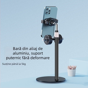 Suport de telefon pentru streaming pe birou cu răcire — controlul temperaturii cu afișaj digital, răcire cu semiconductori, 6W, Type-C, 125 g, ABS+PC+aluminiu