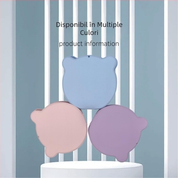 Vas pentru câini din silicon, design pliabil cu boluri duble, portabil pentru călătorii; Brand pet-001; Pachet 100; Categoria: Utensile pentru animale de companie.