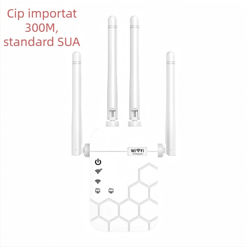 Repetor WiFi cu șase antene | 1200 Mbps | acoperire 300 m | 802.11ac | penetrare prin pereți