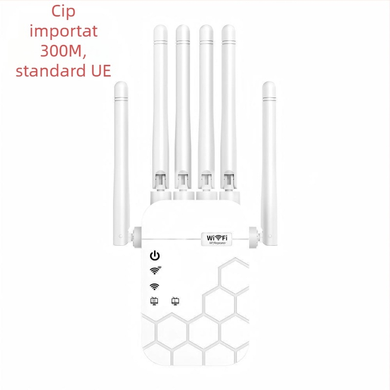 Repetor WiFi cu șase antene | 1200 Mbps | acoperire 300 m | 802.11ac | penetrare prin pereți