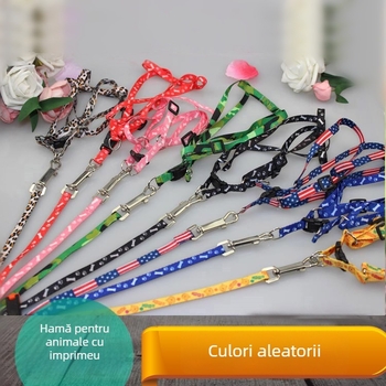Ham pentru animale din nailon cu lesă – ham toracic, inel/lanț și frânghie pentru animale (Material: Nailon; Import: Nu; Categoria produsului: Ham toracic; Categoria: Lanț și frânghie pentru animale)