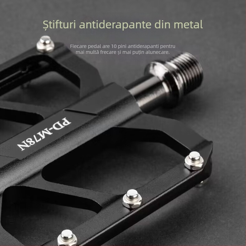 PROMEND pedale pentru bicicletă – aliaj, antiderapante, pentru biciclete de munte, de drum și pliabile, modele R41N/R49/R79/R79N/M78N
