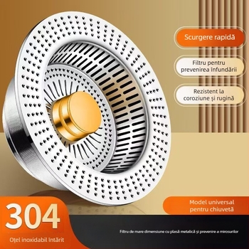 Filtru pop-up pentru chiuveta de bucătărie – Anti-blocare, Anti-miros; Poliester; Stil modern