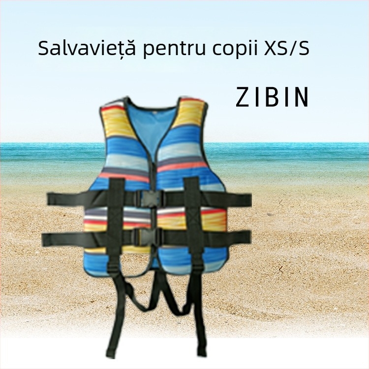 Vestă de salvare pentru copii ZIBIN LV803, PVC ecologic, pentru vârsta 2–8 ani