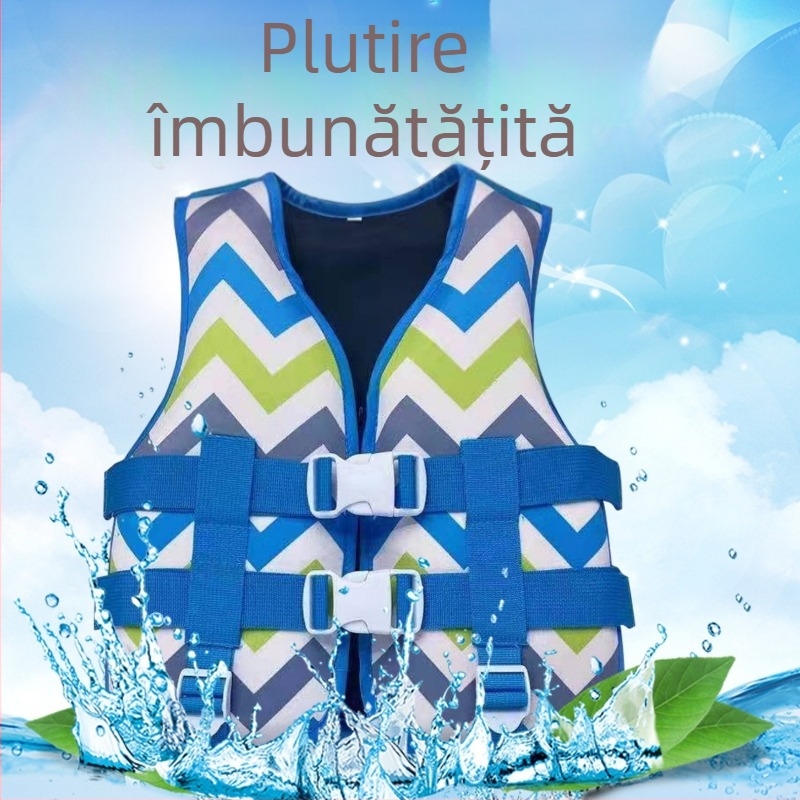Vestă de salvare pentru copii ZIBIN LV803, PVC ecologic, pentru vârsta 2–8 ani