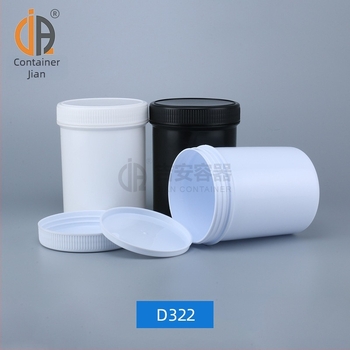 Recipient cerneală din plastic PP, 1L, cu sigiliu intern și capac exterior, procesare personalizată, imprimare a logo-ului