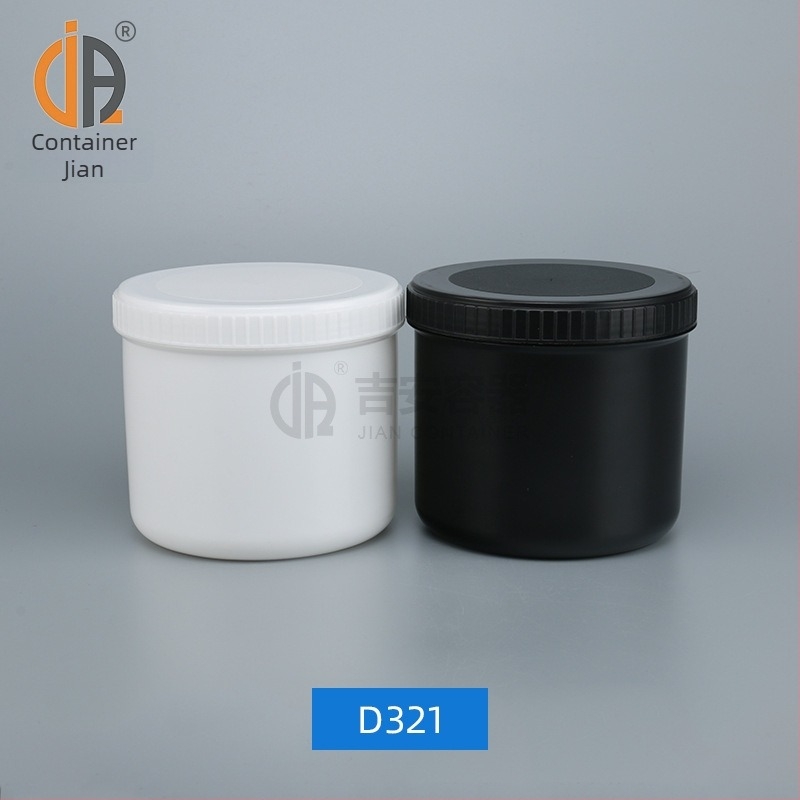 Recipient cerneală din plastic PP, 1L, cu sigiliu intern și capac exterior, procesare personalizată, imprimare a logo-ului