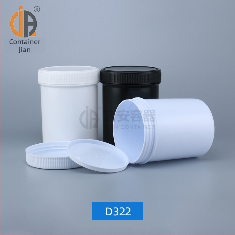 Recipient cerneală din plastic PP, 1L, cu sigiliu intern și capac exterior, procesare personalizată, imprimare a logo-ului