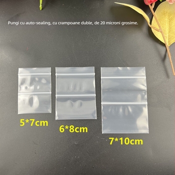 Sac de depozitare pentru bijuterii cu design cu dublu compartiment, închidere cu fermoar, construcție ABS+PE