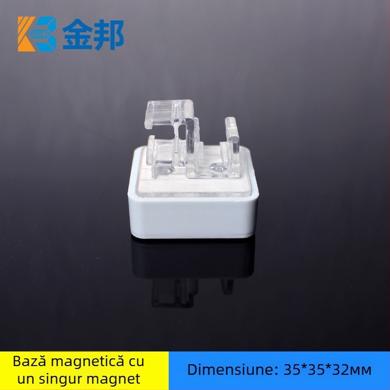 Etichetă magnetică pentru polița depozitului - Shibang, Material PP, cu bază magnetică unică