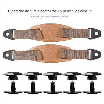 Accesoriu Crocs: Curea pentru calcâi cu Velcro, Curea demontabilă anti-cădere, Design în stil șiret