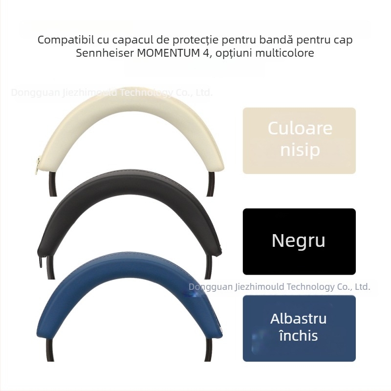 Husă de protecție pentru căști Sennheiser Momentum 4 – silicon, silicon lichid și TPU, turnare prin injecție, culoare solidă