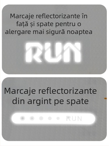 Vesta unisexă pentru alergare, ușoară, absorbție de umezeală, uscare rapidă, model cu dungi, 100% poliester