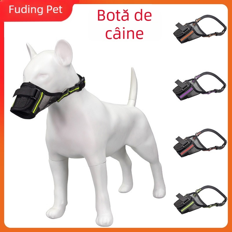 Botniță din nylon pentru câini, anti-mușcă și anti-lătrat, personalizabilă, cutie cu 100 de bucăți, brand Fuding