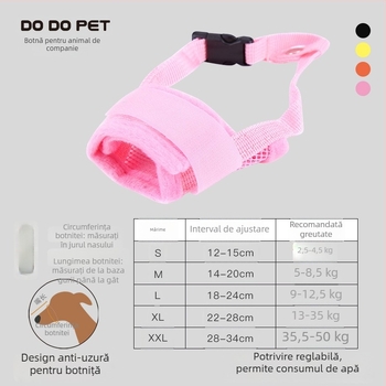 DODOPET Botniță pentru câini din nylon KZ-666