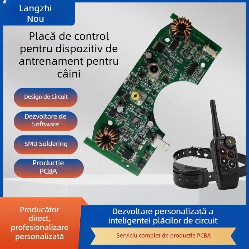Dispozitiv inteligent de antrenament pentru câini, Lang zhixin, capacitate 500000, dezvoltare PCBA, placă de circuit pentru oprirea lătratului